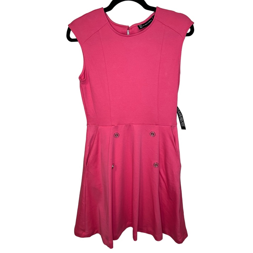 NWT NewYork & Company Hot Pink Midi Dress